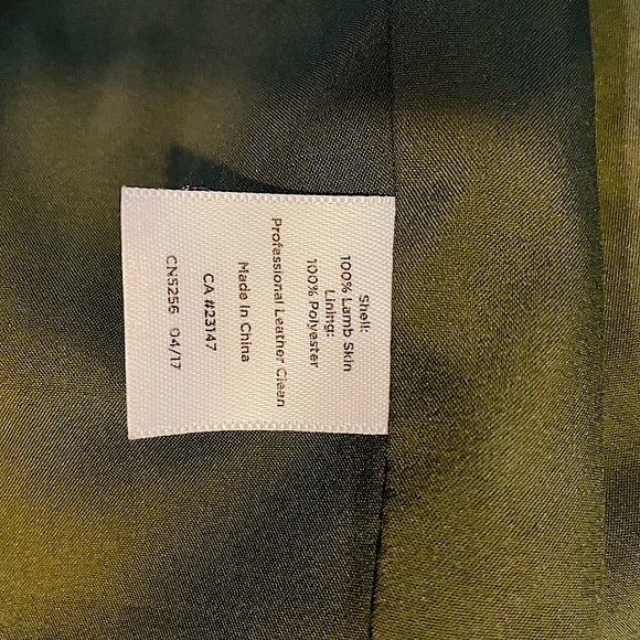 Talbots vintage💯 lamb skin leather skirt. Perfect condition! - Picture 7 of 11